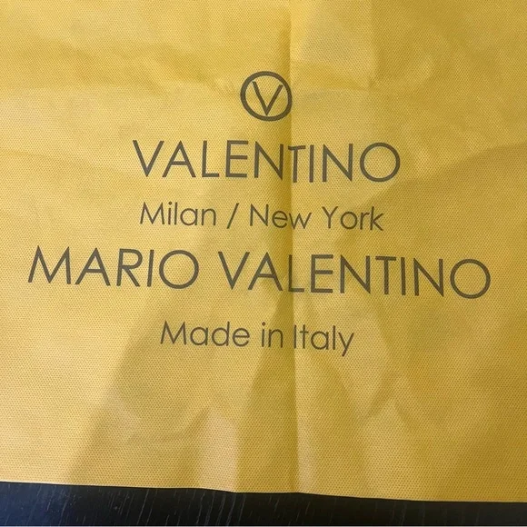 Mario Valentino Vibrant Yellow Dust Bag - Picture 2 of 7